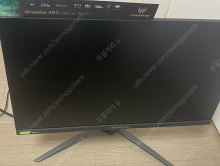 게이밍 모니터 240Hz 에이서 프레데터 XB253Q GX 팝니다