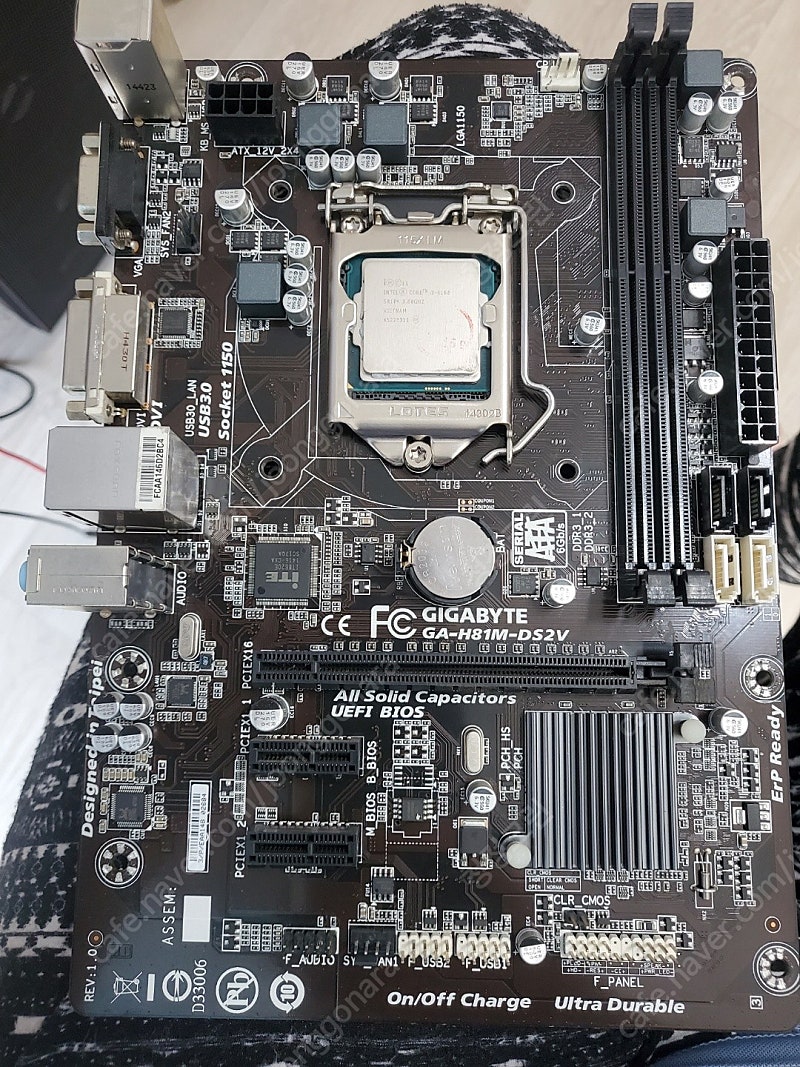 i3 4160+h81m (시피유+보드) | CPU/메인보드 | 중고나라