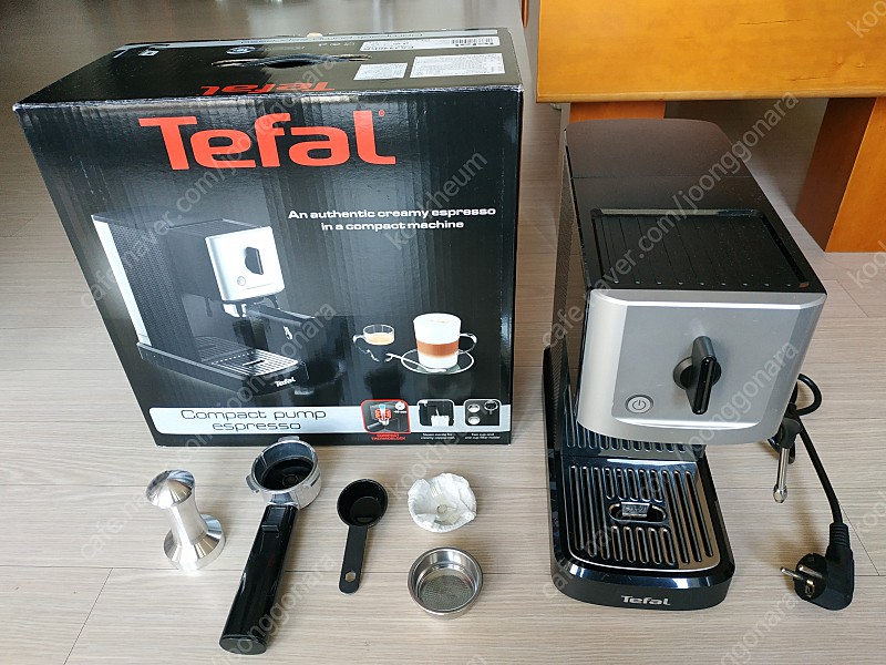 테팔(tefal) 에스프레소 반자동 커피머신 EX3440KR