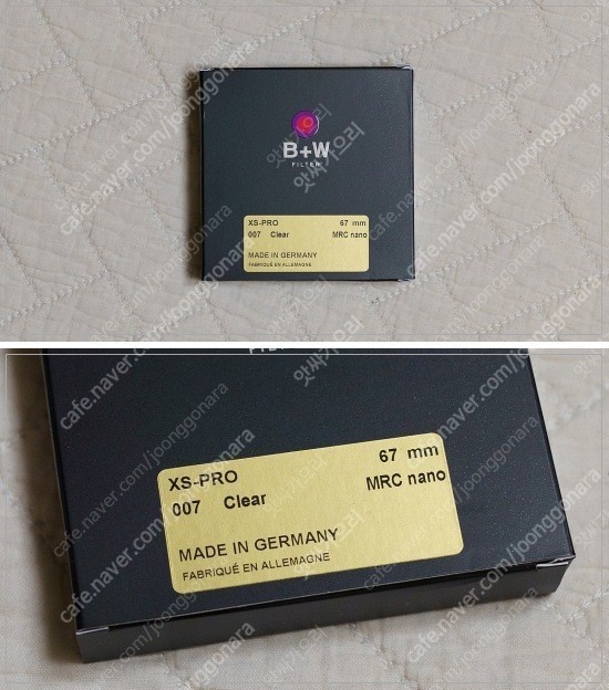 B+W 슈나이더 XS-PRO MRC-Nano 007 67mm 클리어 필터 (미개봉)