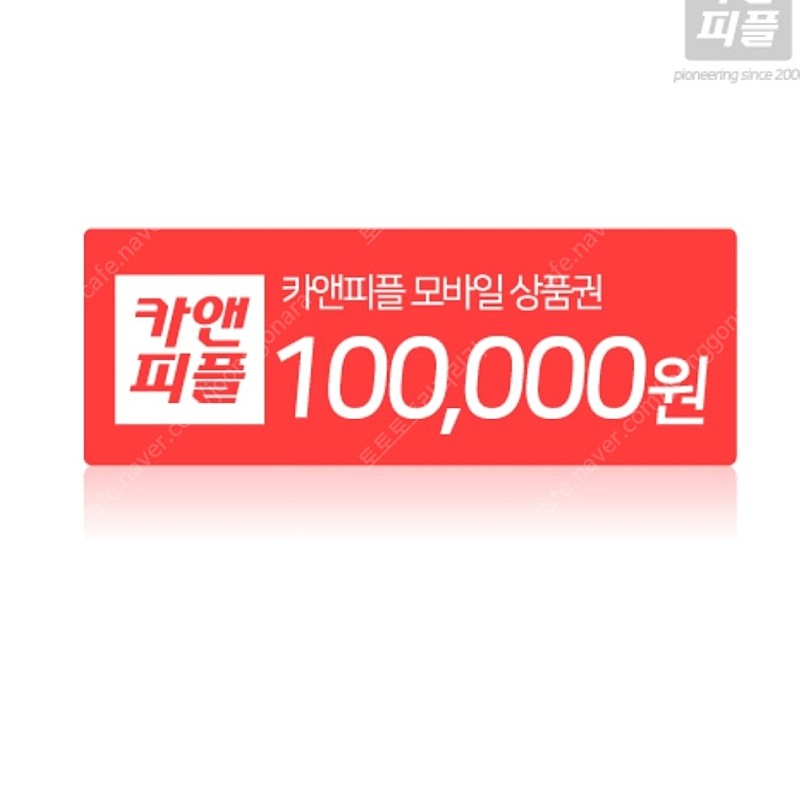 카앤피플 세차 10만원권