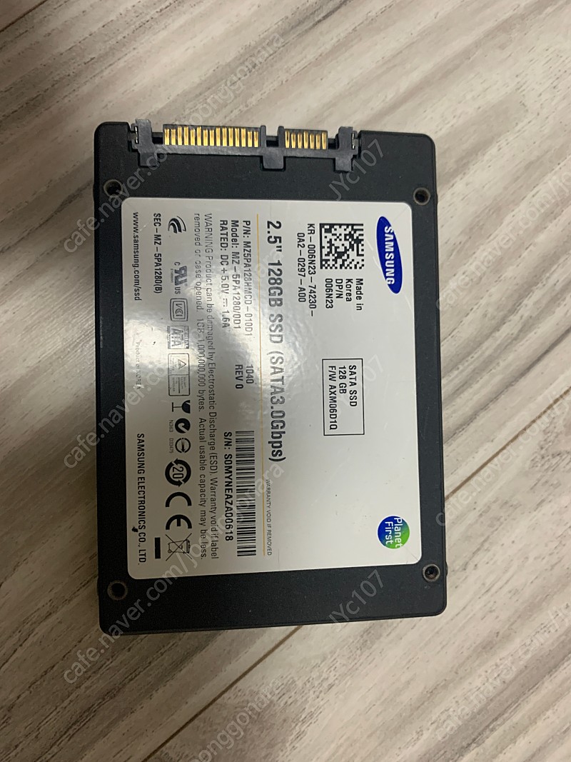 삼성 SSD 128gb 팝니다