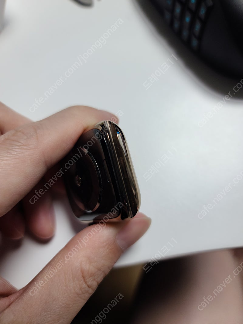 애플 워치4 골드 44mm 스테인레스 밀레니즈루프 (애...--9