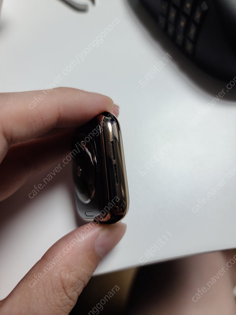 애플 워치4 골드 44mm 스테인레스 밀레니즈루프 (애...--8