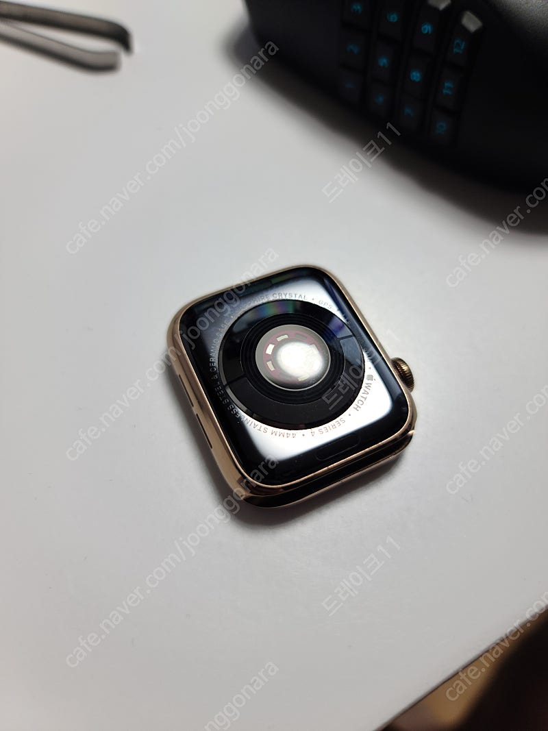 애플 워치4 골드 44mm 스테인레스 밀레니즈루프 (애...--6