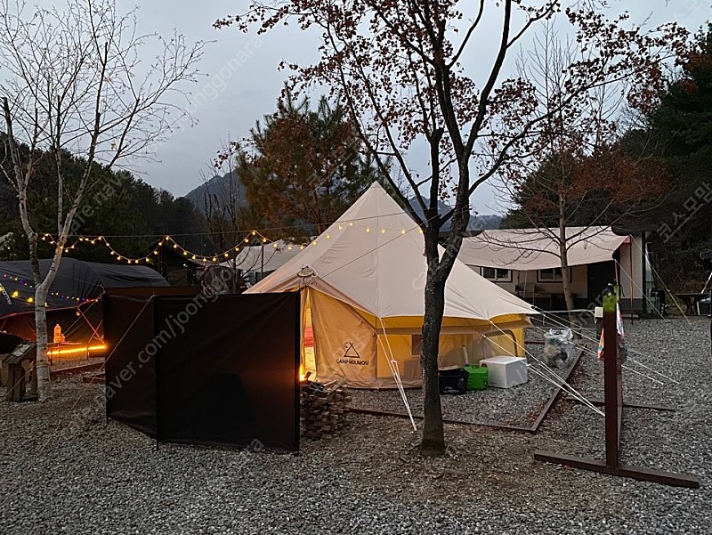캠프 무무 솜 누스 면 벨 텐트 5m*5m