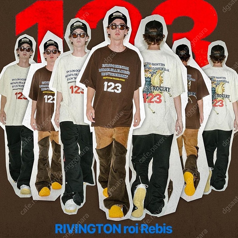 RRR123 델리그라피 티셔츠 리빙턴로이리바이스 티셔츠 RIVINGTON 정리합니다