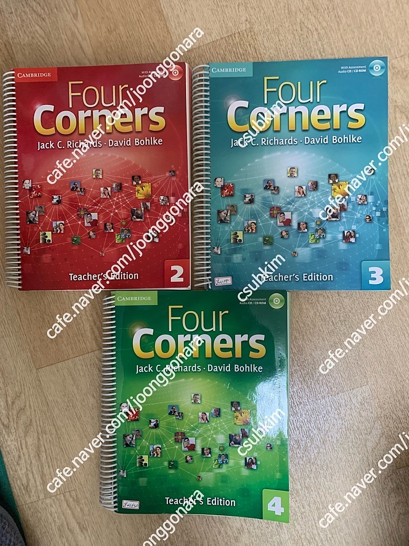[Cambridge] Four Corners Teache'rs Edition Book 2, 3 & 4 (Jack C. Richards, David Bohlke)새책 3권판매﻿(택배