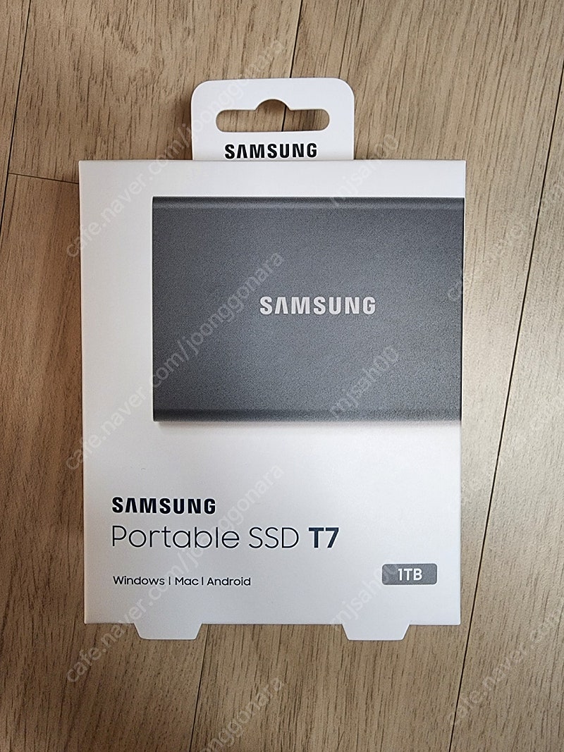 [미개봉] 삼성 Portable SSD T7 1tb(그레이) 새제품 팝니다