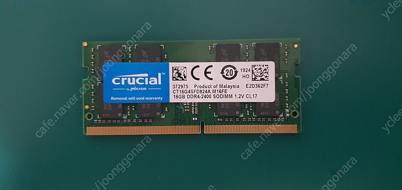 Crucial PC4 16G 2400