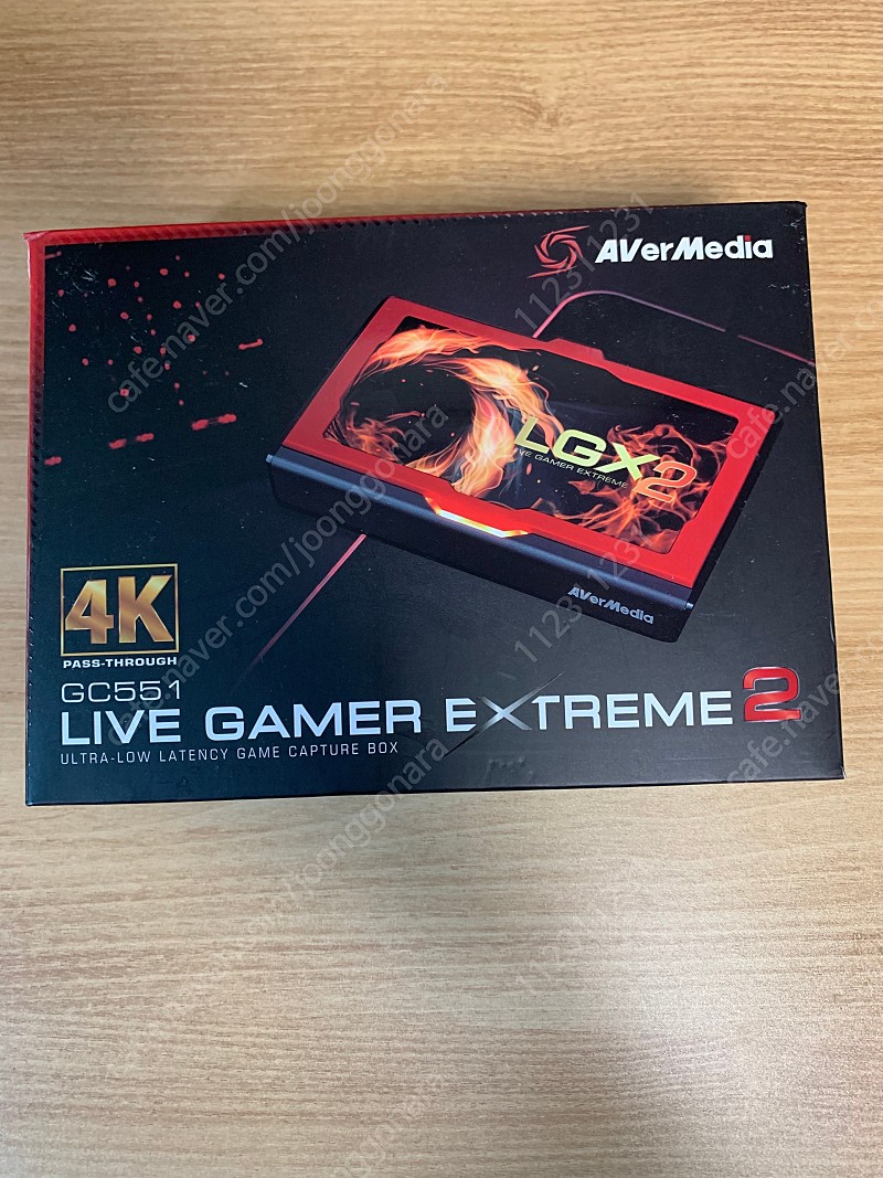 외장형 4K HDMI 캡쳐보드 Avermedia Live Gamer Extreme 2 판매합니다.