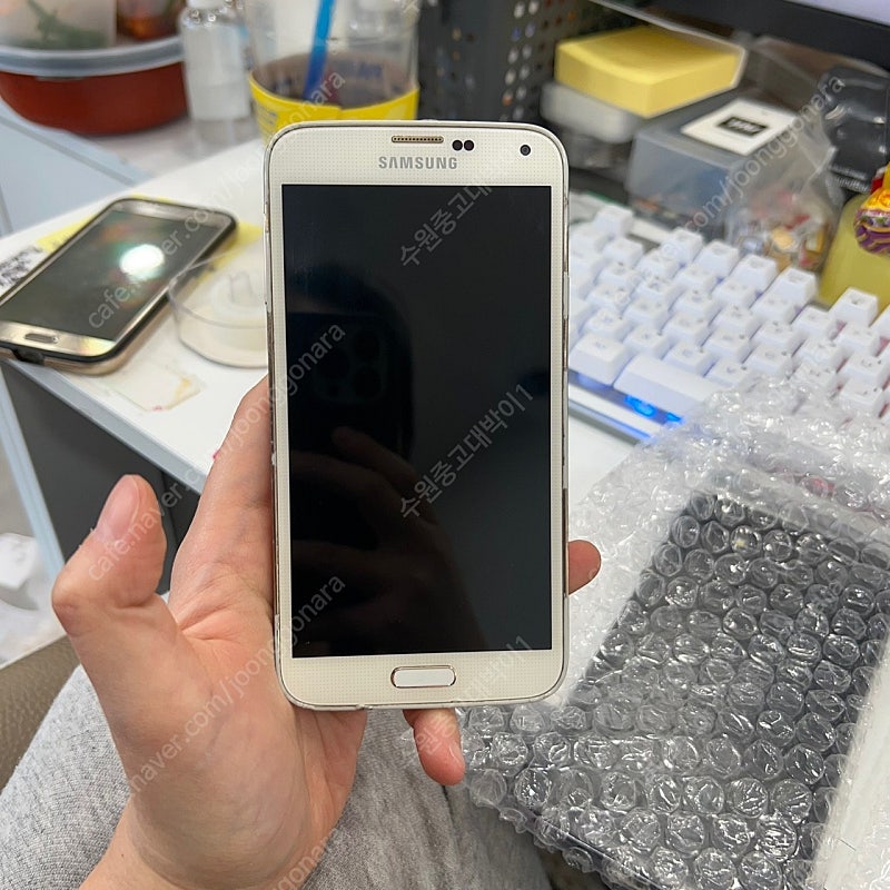 갤럭시S5 G906 SK 화이트 32GB 4만 92194 /수원