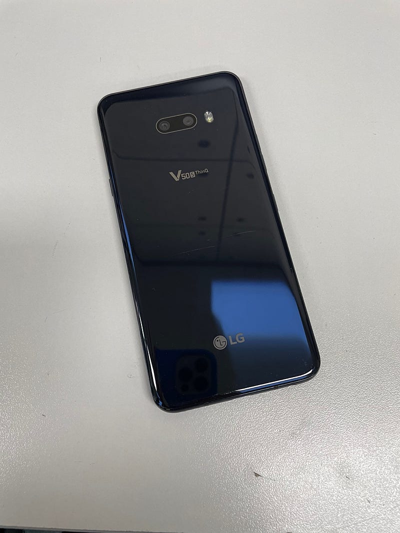 (무잔상)LG V50S 256기가 블랙 상태좋은폰 13만원 판매합니다