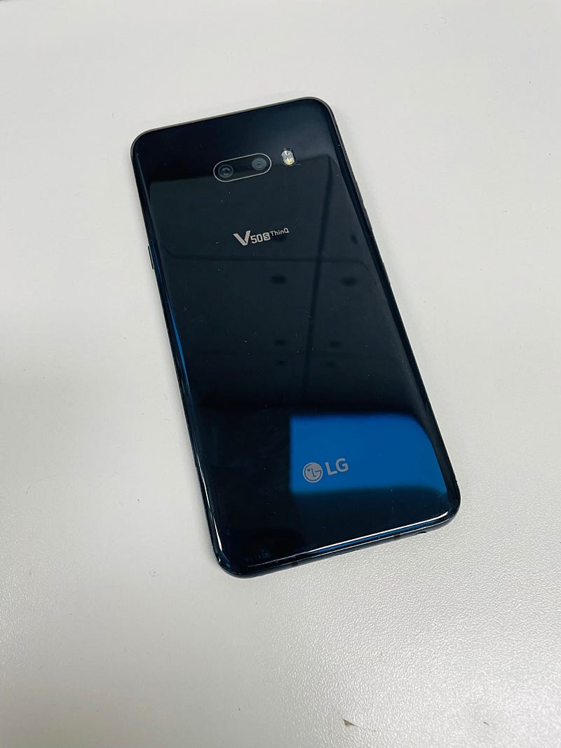 (무잔상)LG V50S 256기가 블랙 상태좋은 13만원 판매해요