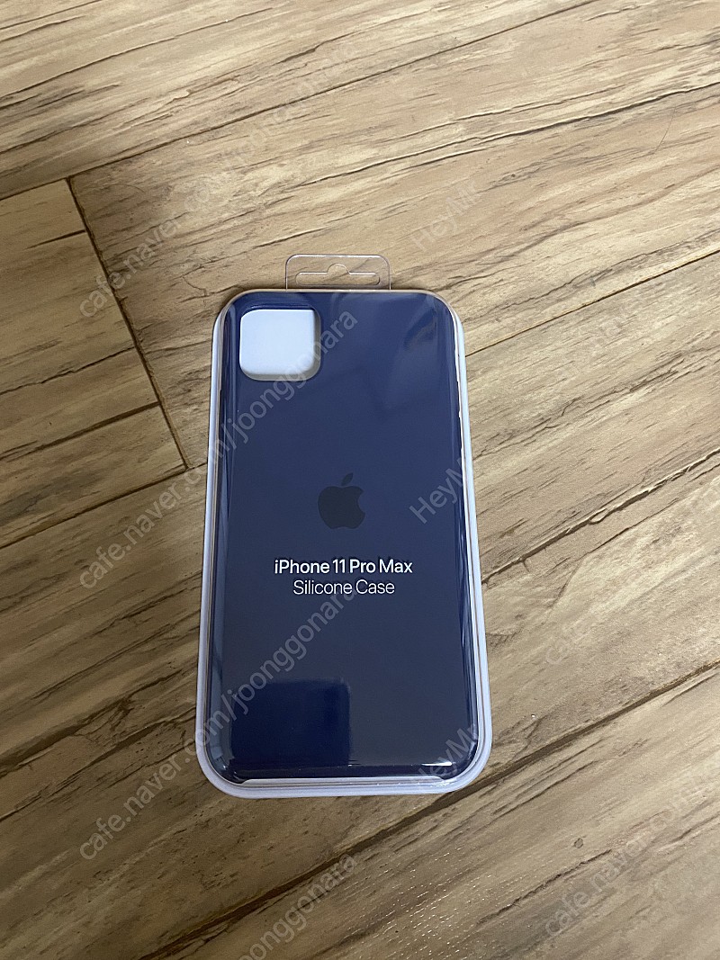 아이폰11ProMax 실리콘케이스 미드나잇 블루(새상품, 정품)