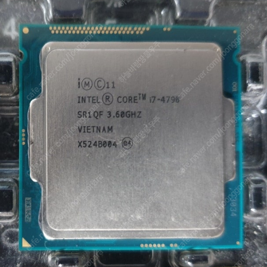 인텔 i7-4790 시피유 - 1150 소켓, 하스웰 ... | 중고나라 카페에서 운영하는 공식 사이트