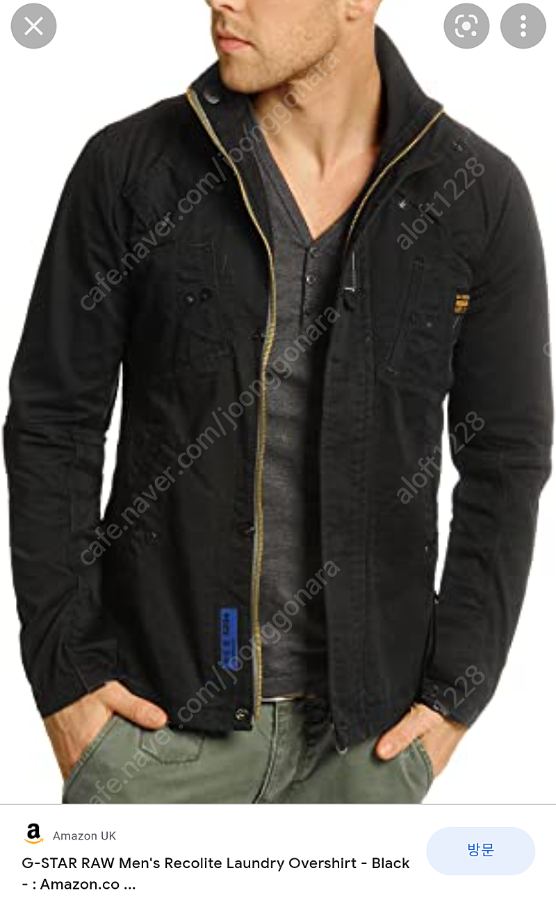 지스타로우 g star raw. recolite laundry overshirt jacket. 레콜라이트 오버셔츠 자켓. XL 105사이즈.