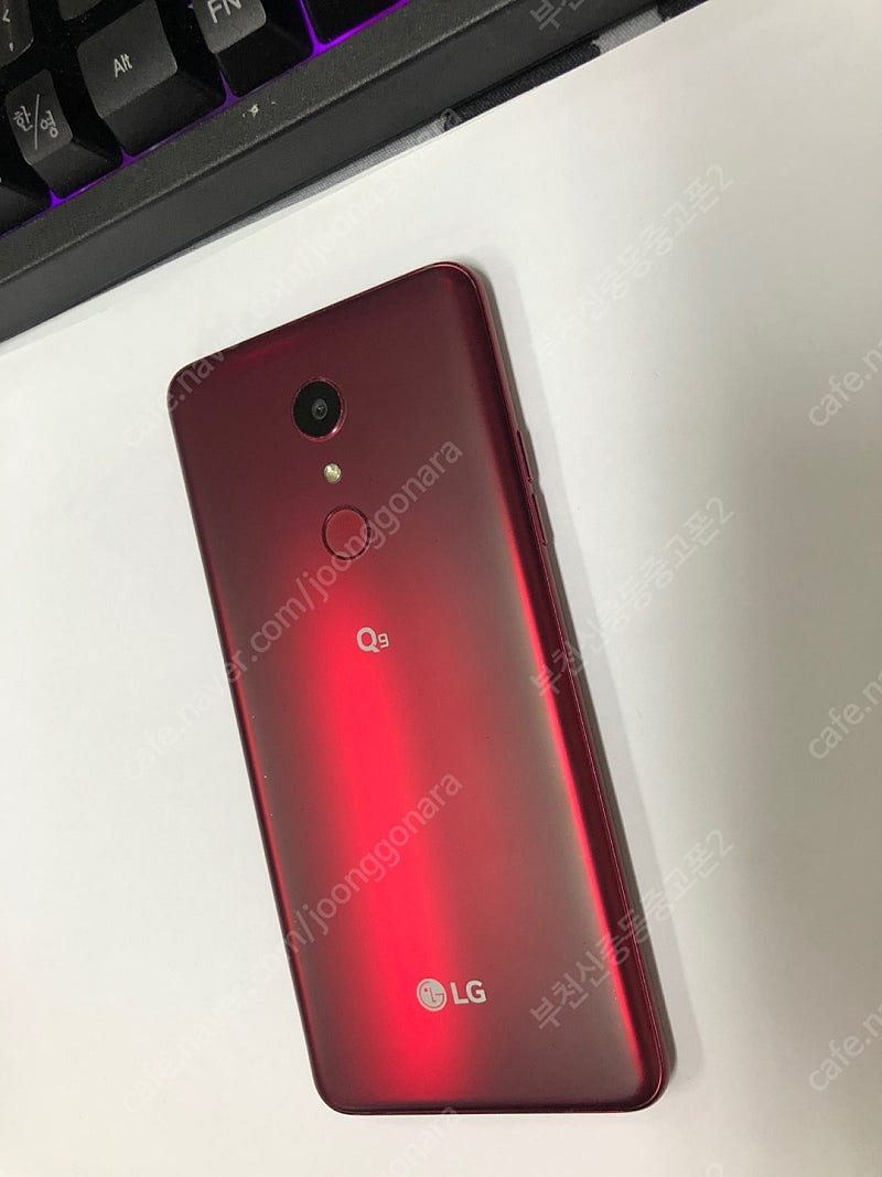 165443 SK LG Q9 외관 AA급 레드 64GB 무잔상 7만