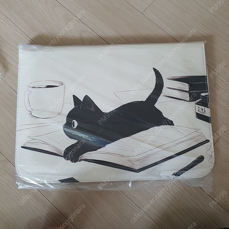 노트북 파우치 13.3 인치 고양이 일러스트 새 제품 ...--2