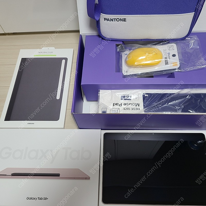 갤럭시탭 갤탭 S8+ 핑크골드 wifi 128GB + 노트뷰커버 세트 판매