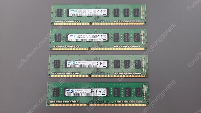 삼성 DDR3 4G 12800 단면램