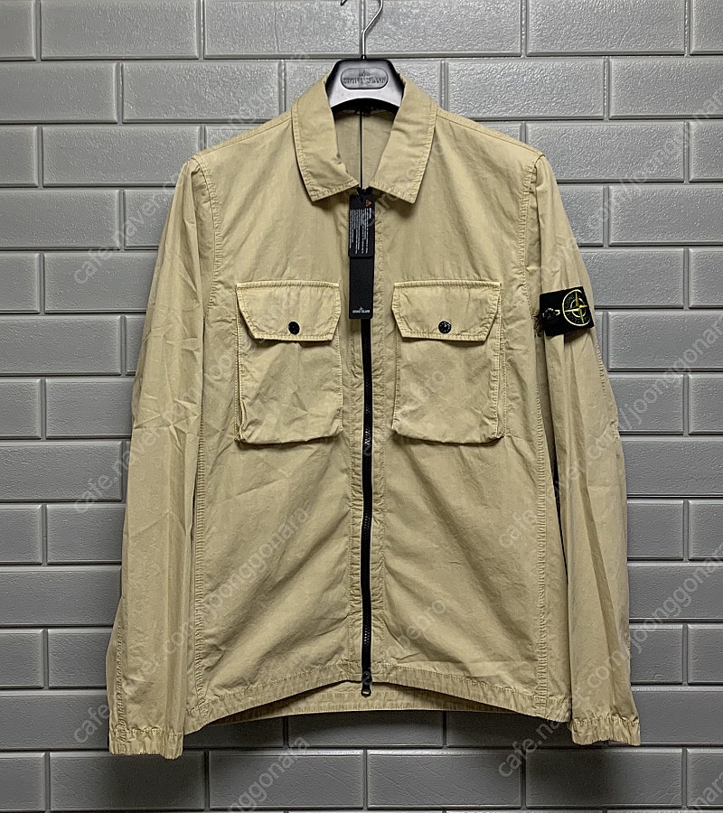[M] 스톤아일랜드 21FW OLD이펙트 셔츠형 아우터 오버셔츠 자켓