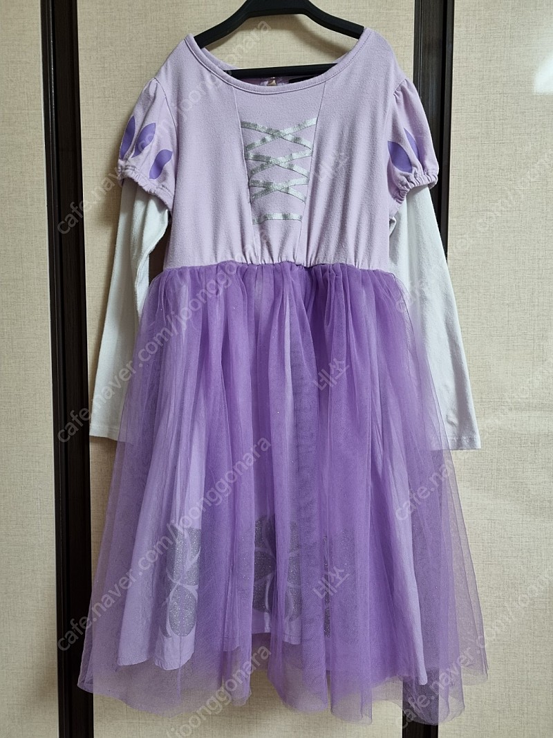 디즈니 라푼젤 프린세스 공주 드레스 120
