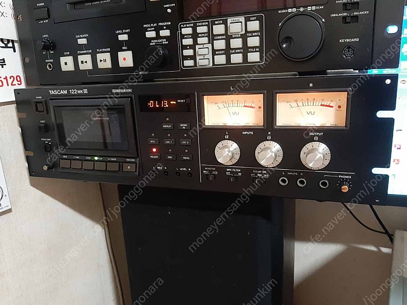 Tascam 122 mk3 카세트 데크 판배합니다