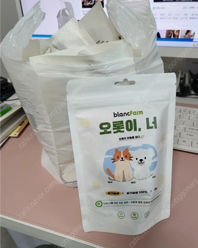 동결건조 고양이 간식, 오롯이 너 10봉 (닭가슴살)