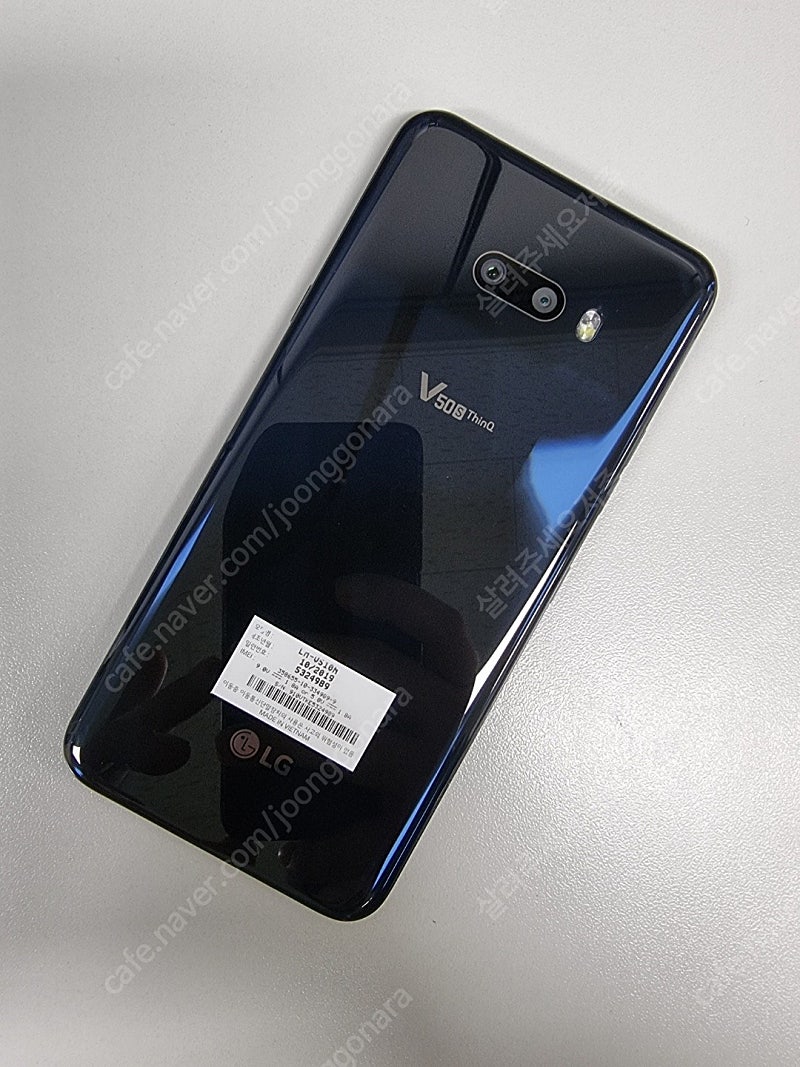 LG V50S 256G 블랙 20년2월개통 미파손서브용폰 11만원팝니다