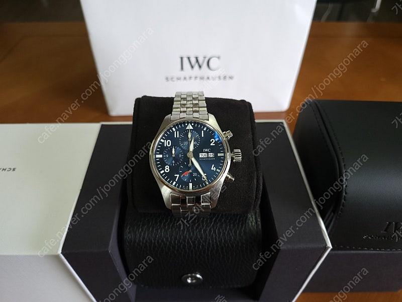 iwc 파일럿 크로노 41 청