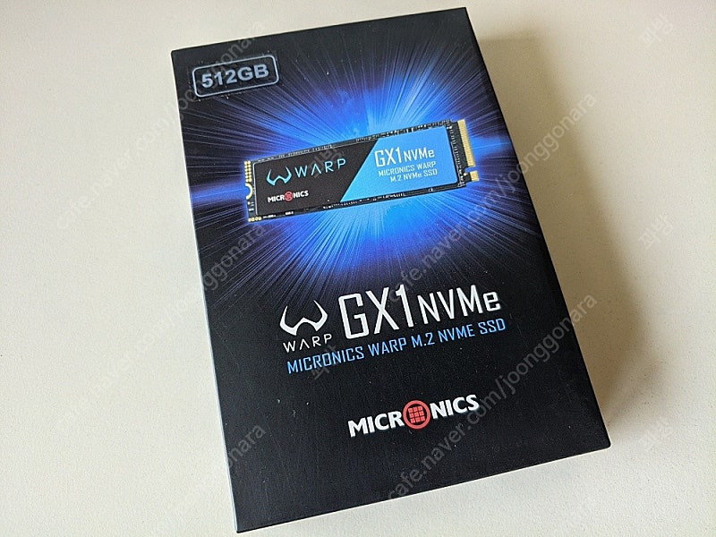 마이크로닉스 WARP GX1 NVME SSD 512GB (미개봉)