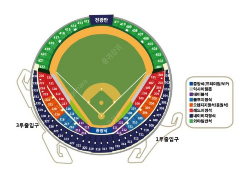 LG vs 롯데 4월29일(금요일) 115블럭 1자리 정가양도