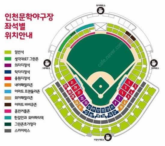 4월29일 SSG랜더스 vs 두산 베어스 1루응원지정석3구역 2연석