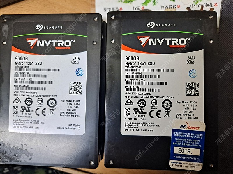 가격인하) Seagate Nytro 1351 SSD 960GB 3D TLC 팝니다