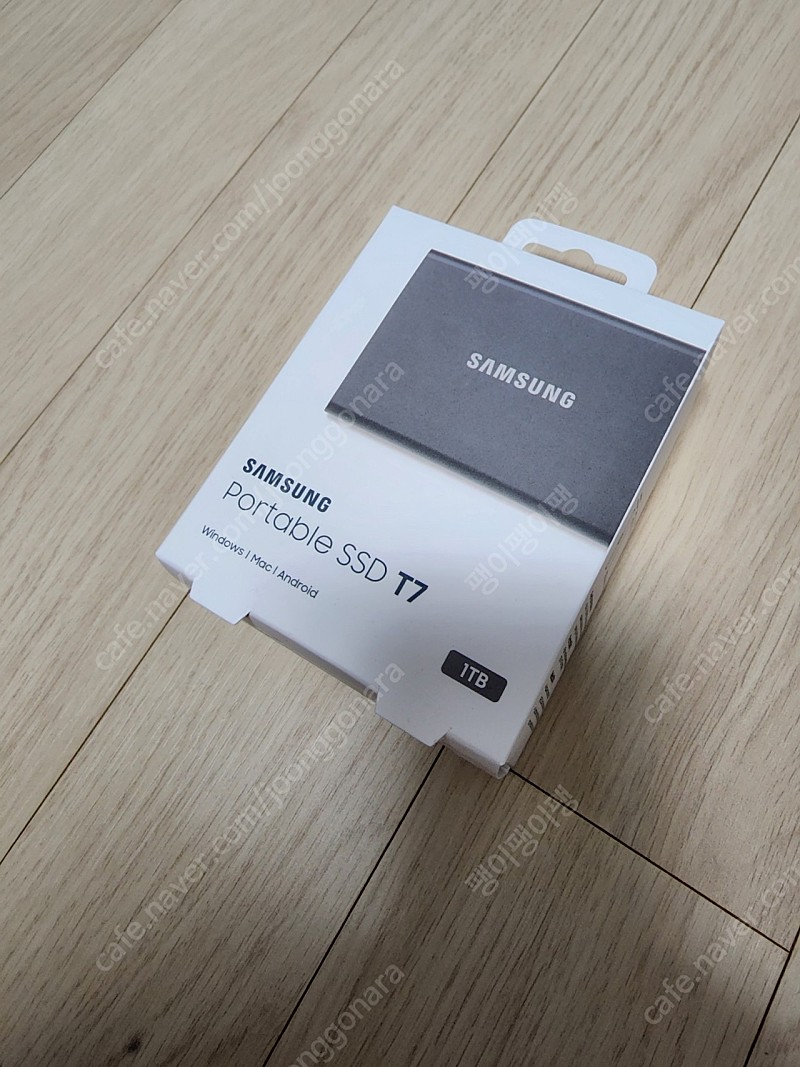 삼성 포터블 SSD T7 1TB 1테라 미개봉