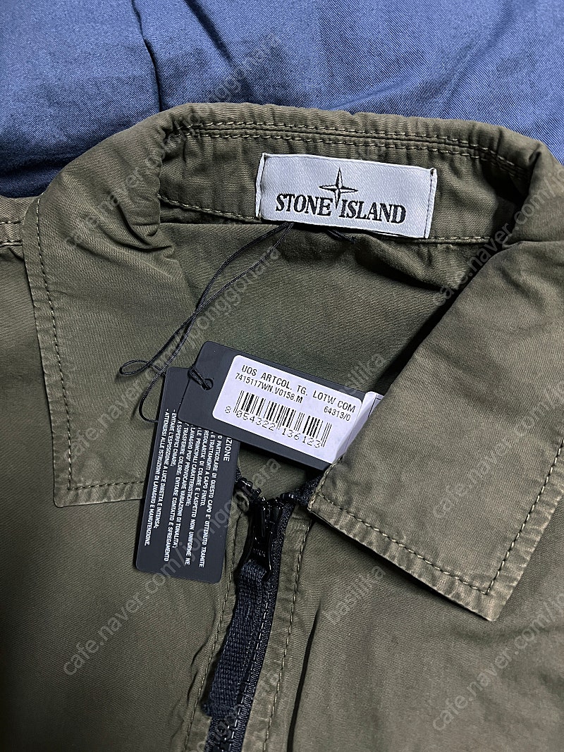 Stone Island 스톤아일랜드 올드이펙트 오버셔츠 미착용 새제품