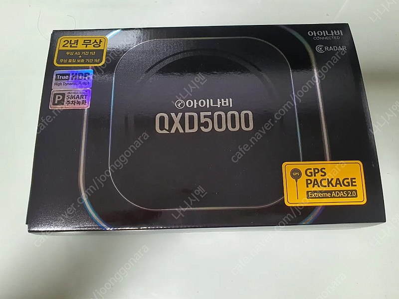 미개봉) 아이나비 2채널 블랙박스 QXD5000 32G GPS팩