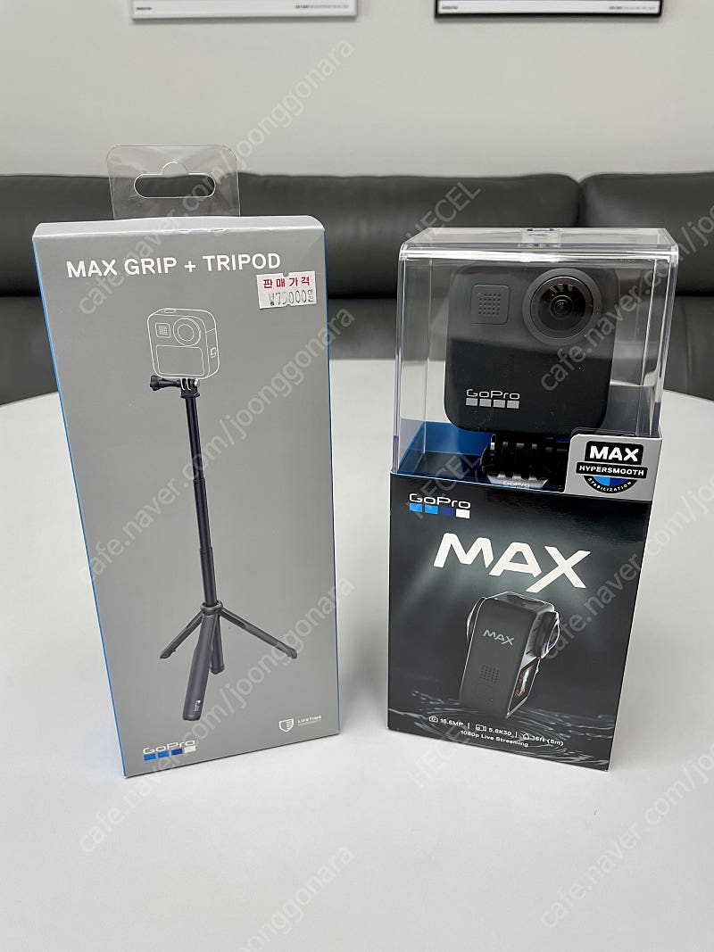 고프로 맥스 (GoPro Max) + 맥스 그립 (Max Grip) + 128GB 메모리 일괄 판매