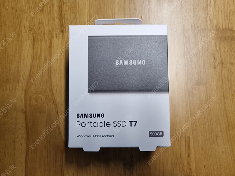 삼성 휴대용 SSD T7 500gb 신품