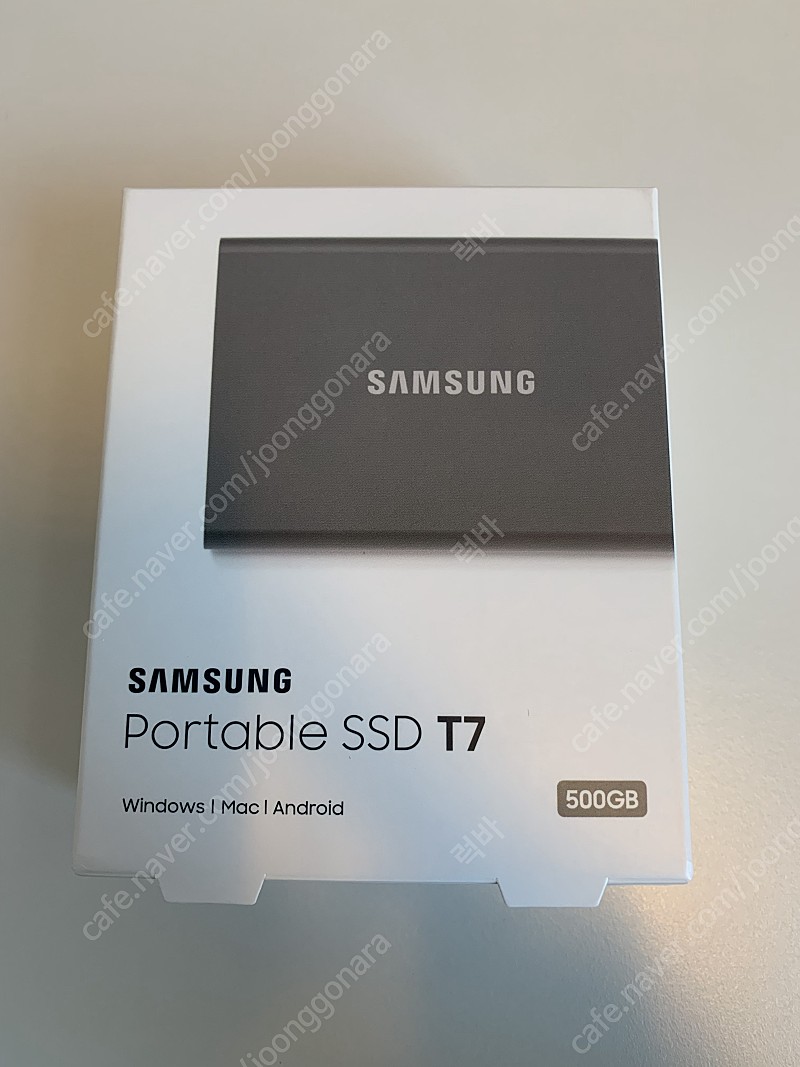 삼성 포터블 SSD T7 500기가
