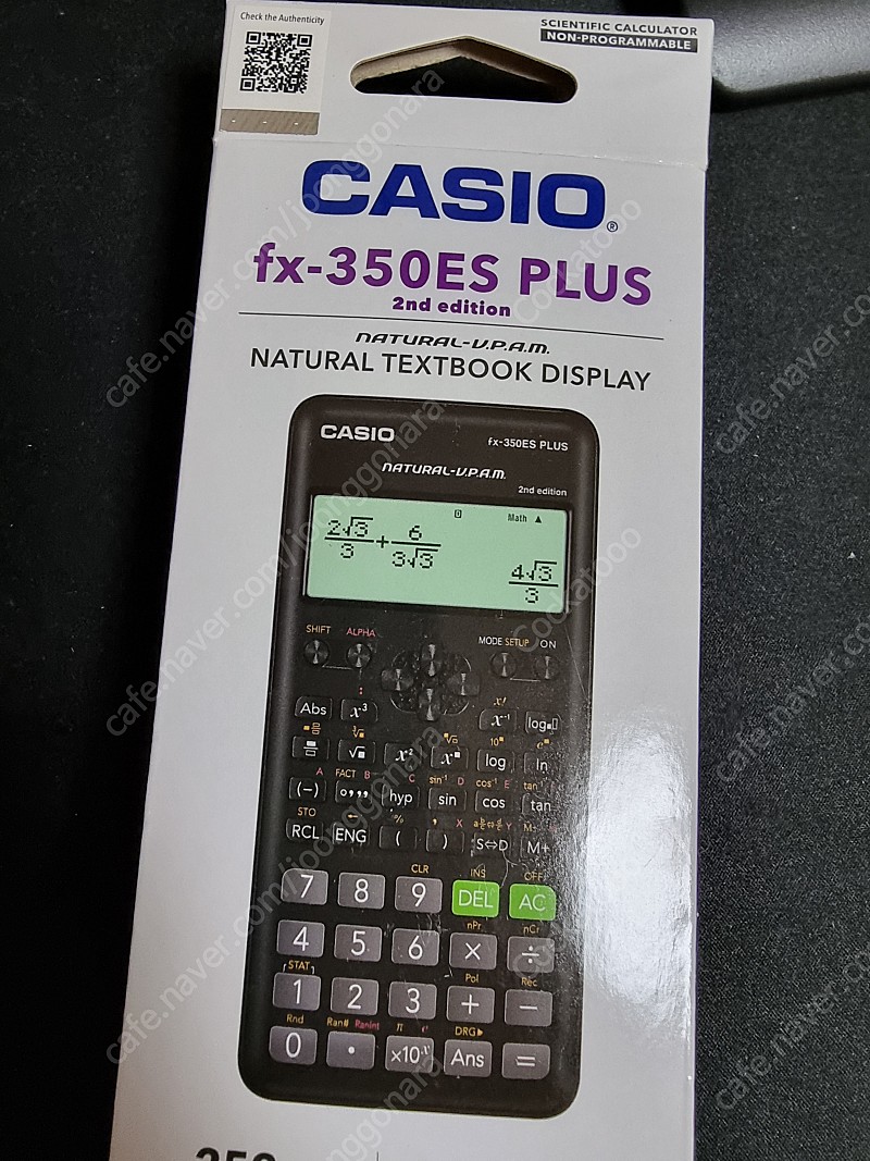 (택포)카시오 fx-350ES PLUS 계산기 판매합니다.