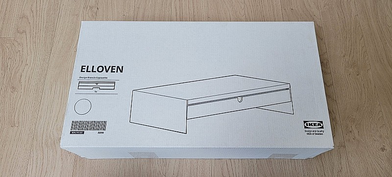 IKEA ELLOVEN 모니터스탠드+우드서랍 (미사용품) 판매합니다.