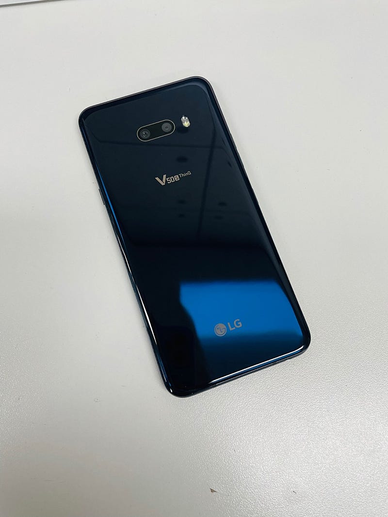 (무잔상)LG V50S 256기가 블랙 상태좋은 13만원 판매해요