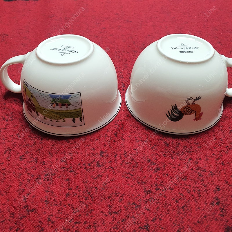 새상품] Villeroy Boch Design Naif 빌보 빌레로이앤 보흐 디자인나이프 점보 머그잔 500ml 2pcs (시리얼볼,  수프볼) | 욕실용품 | 중고나라