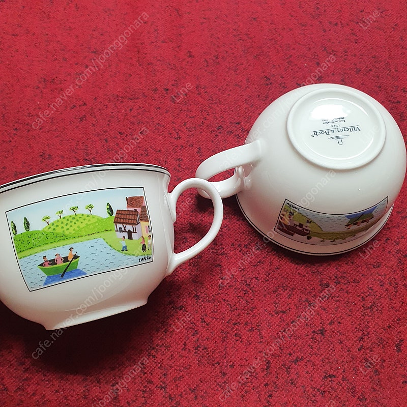 새상품] Villeroy Boch Design Naif 빌보 빌레로이앤 보흐 디자인나이프 점보 머그잔 500ml 2pcs (시리얼볼,  수프볼) | 욕실용품 | 중고나라