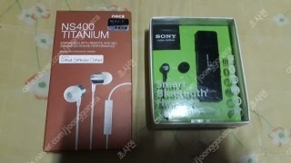 소니 sony sbh52 스마트 블루투스 헤드셋 이어폰 / 녹스 nocs ns400 titanium 티타늄 애플 이어폰 미개봉 새상품