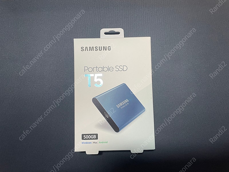 삼성 T5 외장 SSD 500기가 판매, 부산(광안리, 정관) 직거래