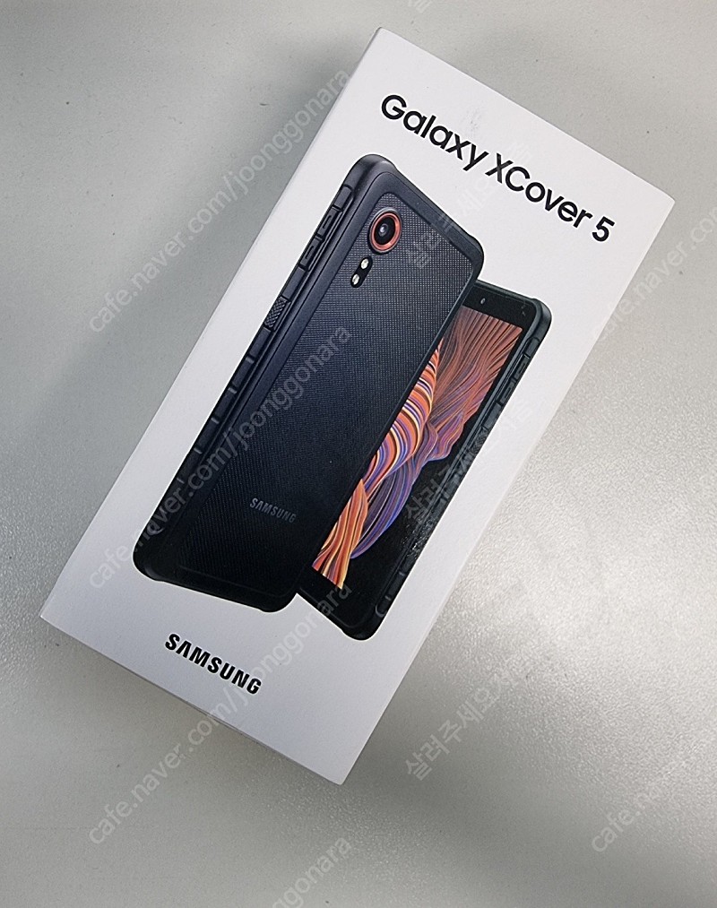 갤럭시 엑스커버5 블랙 64G 단순개봉 새상품 14만원팝니다