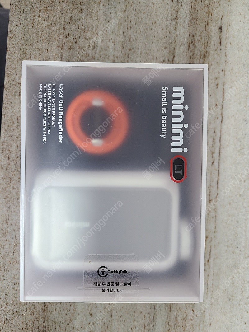 캐디톡 미니미LT 화이트 거리측정기 신품--1